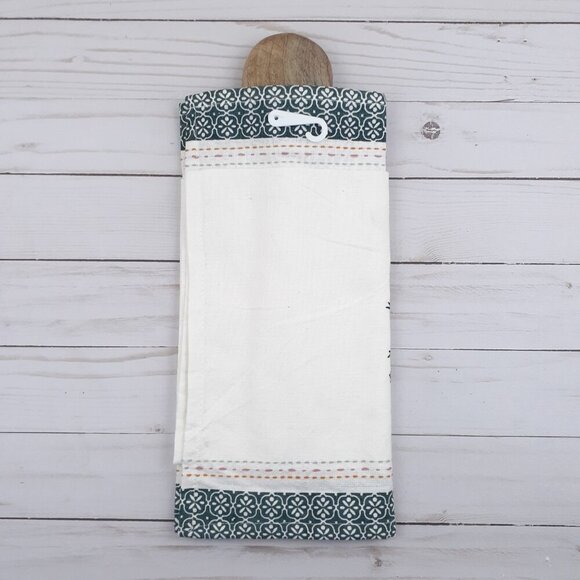 Kitchen Tea Towel and Wooden Spoon Gift Set Home Sweet Home - Picture 2 of 2